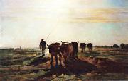 constant troyon Cattle Going to Work;Impression of Morning oil painting picture wholesale